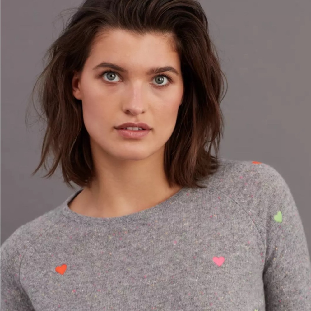 🇬🇧White Stuff, Hearts and Dots sweater